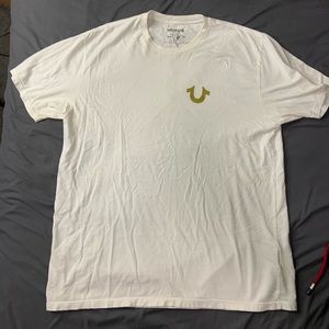 True religions men white tee